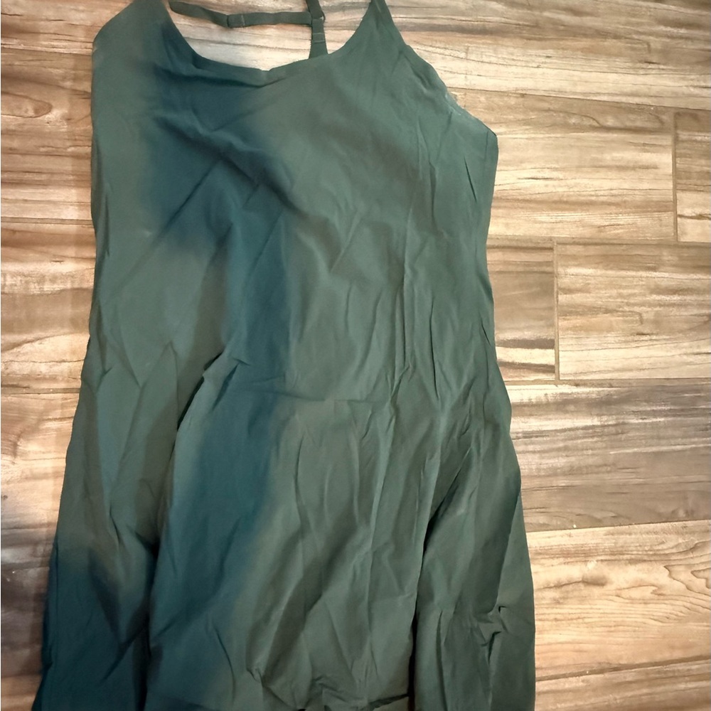 Outdoor Voices Green Sleeveless Dress